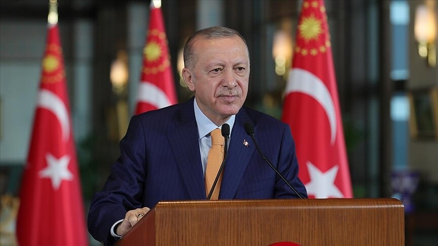 Cumhurbaşkanı Erdoğan, Azerbaycan'ın Anım Günü'nde şehitleri andı, gazilere selam gönderdi.
