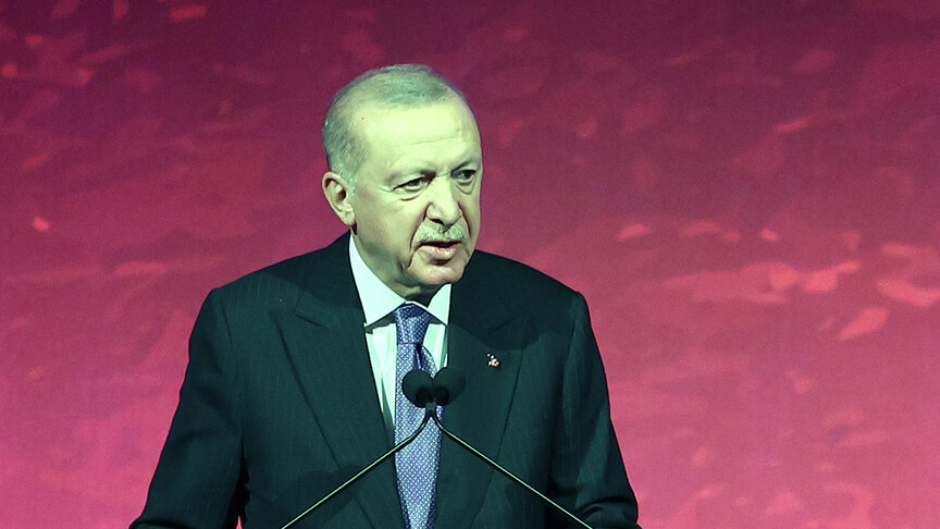 Cumhurbaşkanı Erdoğan, New York'ta basın mensuplarına Körfez'deki sorunlar ve olası