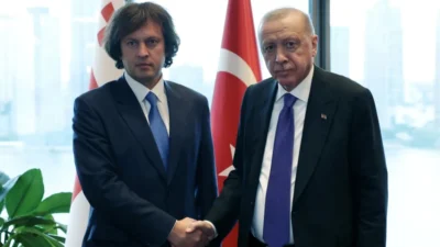 Cumhurbaşkanı Erdoğan, Gürcistan Başbakanı Kobakhidze ile bir araya geldi. Görüşme,