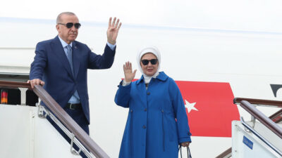 Cumhurbaşkanı Erdoğan, eşi Emine Erdoğan ile birlikte ABD ziyaretini tamamlayarak