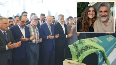 Cumhurbaşkanı Erdoğan, Fatma Zehra Önen için düzenlenen cenaze töreninde aileye