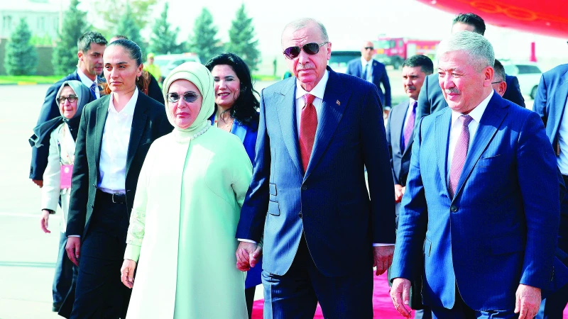 Cumhurbaşkanı Erdoğan, Kırgızistan'da düzenlenen Şanghay Zirvesi'ne katıldı. Zirvede bölgesel iş