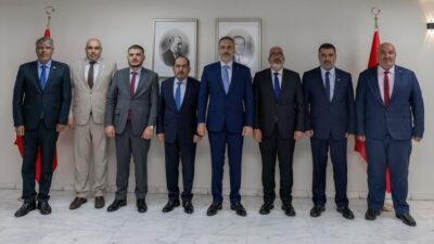 Dışişleri Bakanı Hakan Fidan, Suriye Türkmen Meclisi Başkanı Abdurrahman Mustafa