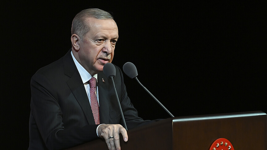 Cumhurbaşkanı Erdoğan, terörle mücadelenin bir devlet projesi olduğunu vurgulayarak, Türkiye'nin