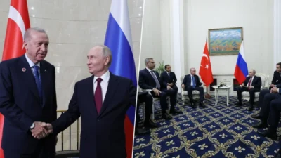 Cumhurbaşkanı Erdoğan ve Rusya Devlet Başkanı Putin, Bişkek'teki zirvede Karadeniz