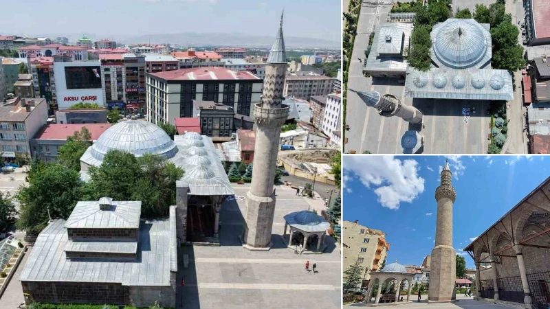 Erzurum'daki 454 yıllık Murat Paşa Camii, rüyaların etkisiyle oluşan minaresiyle