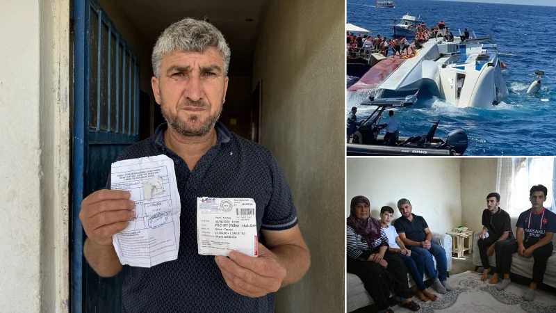 Kıbrıs'ta meydana gelen gemi kazasında oğlu kurtulan Sadık Sarıbuğa, facianın