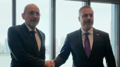 Dışişleri Bakanı Hakan Fidan, Ürdün Dışişleri Bakanı Ayman Safadi ile