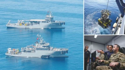 TCG Işın ve TCG Alemdar, Girne açıklarında batan Filo Jet