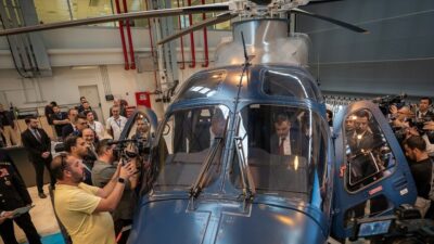 Yerli üretim GÖKBEY helikopteri, Emniyet Genel Müdürlüğü envanterine girdi. Türkiye'nin