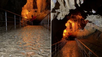 Zonguldak'ta meydana gelen sağanak sonrası Gökgöl Mağarası'nın ziyareti geçici olarak