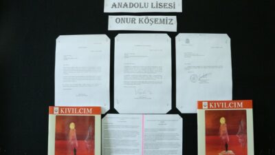 Kayseri'deki bir lise, İspanya Başbakanı Pedro Sanchez'ten dergileri için teşekkür