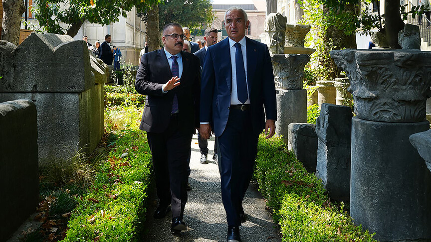 Kültür ve Turizm Bakanı Ersoy, İstanbul Arkeoloji Müzeleri'ndeki kapsamlı restorasyon