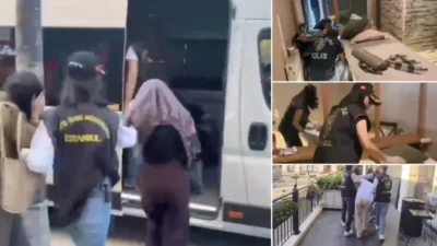 İstanbul'da düzenlenen kapsamlı operasyonda fuhuşa aracılık eden 31 kişi gözaltına