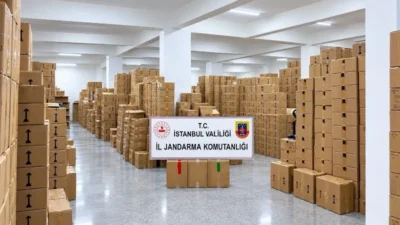 İstanbul'da düzenlenen operasyonda 200 milyon liralık kaçak parfüm ele geçirildi.