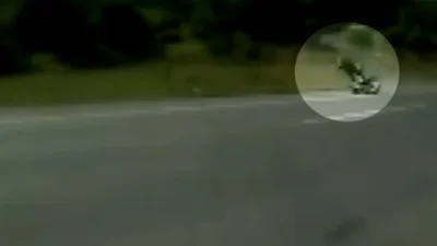 İstanbul Havalimanı yolu üzerinde meydana gelen motosiklet kazası, arka taraftan
