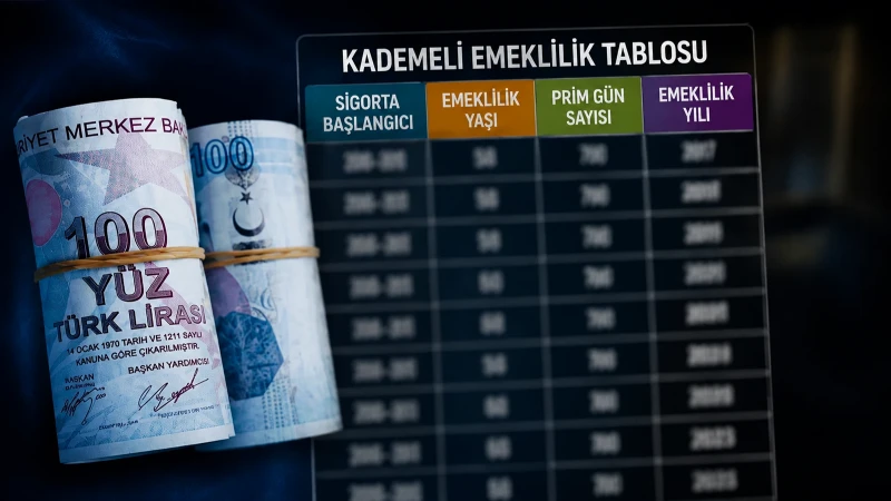 Kademeli emeklilik uygulamasıyla ilgili son gelişmeler, özellikle 2000 sonrası çalışanları