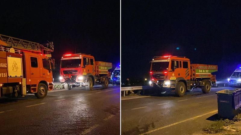 Kırklareli'nin Lüleburgaz ilçesinde çıkan yangın, itfaiye ekiplerinin hızlı müdahalesiyle kontrol