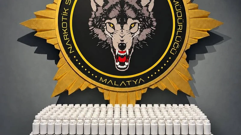 Malatya'da gerçekleştirilen uyuşturucu operasyonunda 46 bin sentetik hap ele geçirildi.