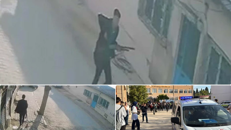 Manisa Turgutlu'da meydana gelen silahlı saldırıda 11 öğrenci yaralanırken, yedi