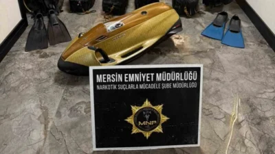 Mersin Limanı'nda düzenlenen operasyonda, bir gemide gizlenmiş 350 kilogram kokain