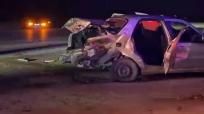 Nevşehir'de iki otomobilin çarpışması sonucu meydana gelen kazada dört kişi