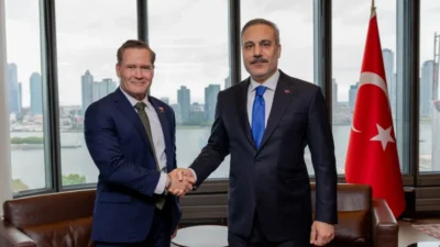 Dışişleri Bakanı Hakan Fidan, New York'ta ABD’nin BM Temsilcisi Waltz
