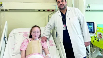 21 yaşındaki Nisanur Deniz, Başakşehir Çam ve Sakura Şehir Hastanesi'nde