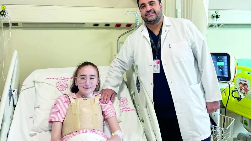 21 yaşındaki Nisanur Deniz, Başakşehir Çam ve Sakura Şehir Hastanesi'nde