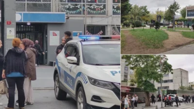 Bayrampaşa'da iki şüpheli, polisten kaçarken yanlarındaki tabancayı çocuklara saklattı. Olay,