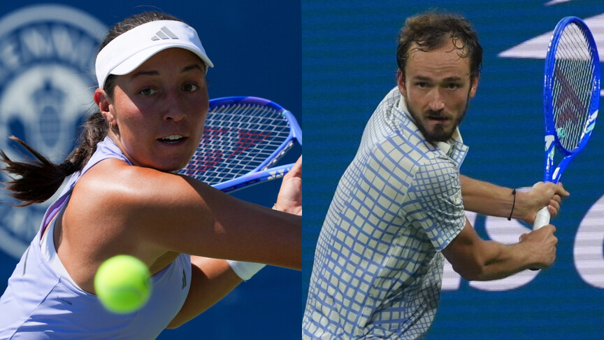 Jessica Pegula ve Daniil Medvedev, ABD Açık'ta üçüncü tura yükselerek