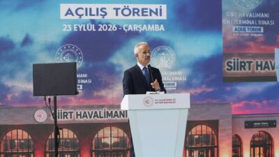 Ulaştırma Bakanı Uraloğlu, Siirt Havalimanı'nın yıllık yolcu kapasitesini 250 bine