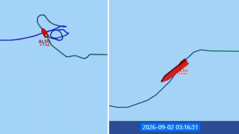 Silivri açıklarında iki ticari geminin çarpışmasının ardından arama kurtarma çalışmaları