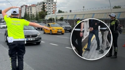 Ankara'nın Çubuk ilçesinde, sosyal medya aracılığıyla denetim noktalarını paylaşan 36