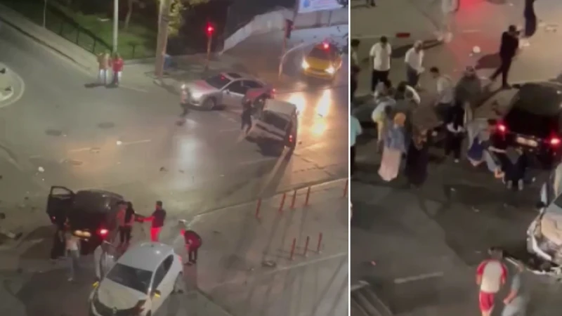Sultangazi'de meydana gelen zincirleme trafik kazasında beş kişi yaralandı. Olayda,