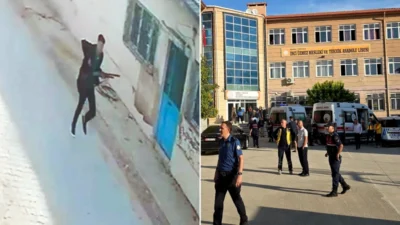Manisa'nın Turgutlu ilçesinde bir öğrencinin okul önünde ateş açması sonucu