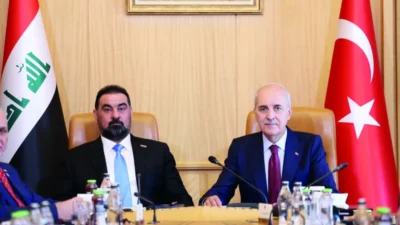 TBMM Başkanı Numan Kurtulmuş, Iraklı mevkidaşıyla yaptığı görüşmede barış sürecinin