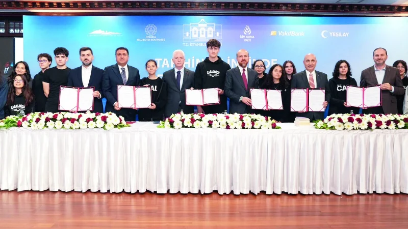 İstanbul'da düzenlenen protokolle, 20 bin lise öğrencisi tarihi yerlerde eğitim
