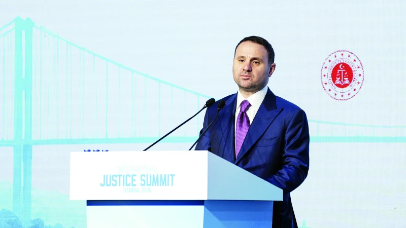 Adalet Bakanı Akın Gürlek, Uluslararası Adalet Zirvesi'nde hukukun eşit uygulanması