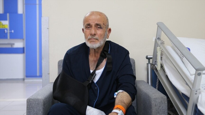 Manisa'da meydana gelen kazada eşini kaybeden Süleyman Eryılmaz, otobüsün geri