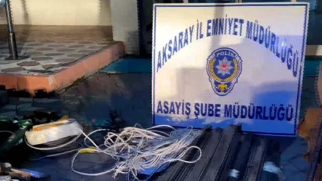 Aksaray'da TIR ve inşaatlarda meydana gelen hırsızlık olayları sonrası başlatılan