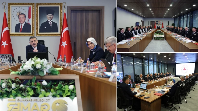 İçişleri Bakanı Mustafa Çiftçi, asayiş toplantısında yeni nesil suç çeteleri