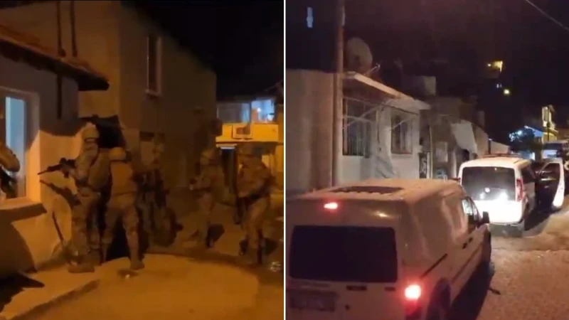 Balıkesir'de düzenlenen geniş çaplı operasyonda çok sayıda kaçak silah ve