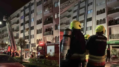 Bolu'da bir vatandaşın çatı yangını ihbarı, itfaiye ve polis ekiplerini