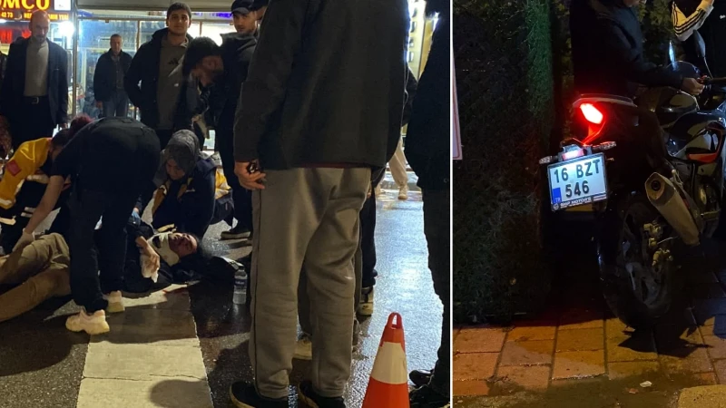 Bursa'nın Hamidiye Mahallesi'nde gerçekleşen motosiklet kazasında iki kişi yaralandı. Olayla