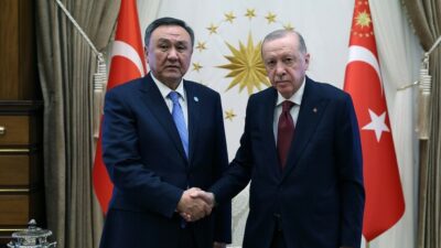 Cumhurbaşkanı Erdoğan, Kanada Başbakanı Mark Carney'i Cumhurbaşkanlığı Külliyesi'nde resmi bir