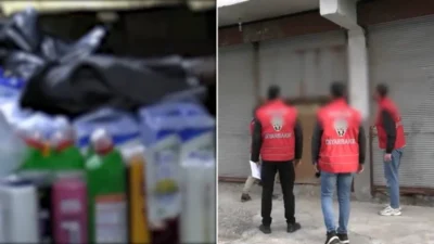Diyarbakır'da gerçekleştirilen operasyonda, sahte temizlik ve kozmetik ürünleri ele geçirildi.