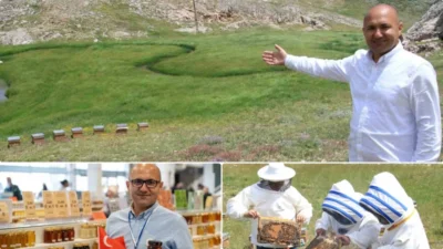 Mersin'in Eğriçayır Yaylası'nda üretilen bal, uluslararası yarışmada altın madalya kazanarak