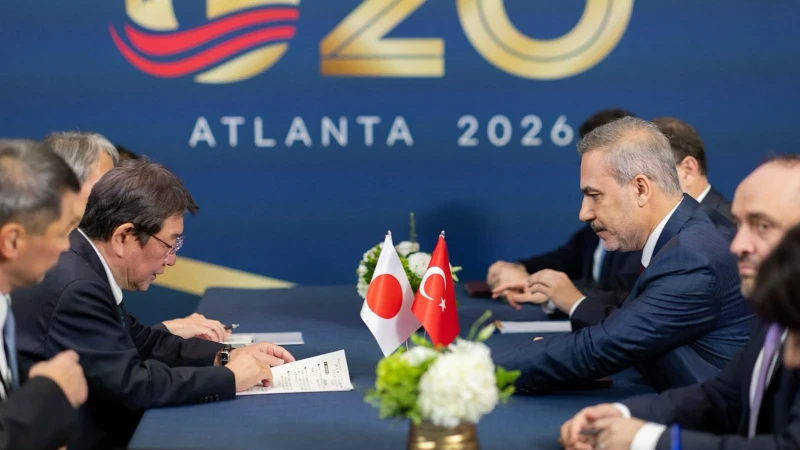 Dışişleri Bakanı Hakan Fidan, G20 toplantısı için bulunduğu Atlanta'da Japon