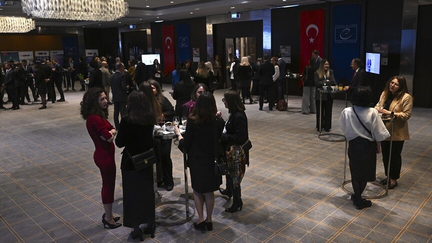 Ankara'da düzenlenen Görünürlük Haftası resepsiyonunda insan hakları ve sivil toplum